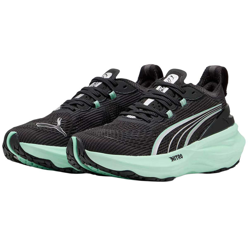 Tenis Puma FOREVERRUN NITRO 2 Negro Aqua Mujer