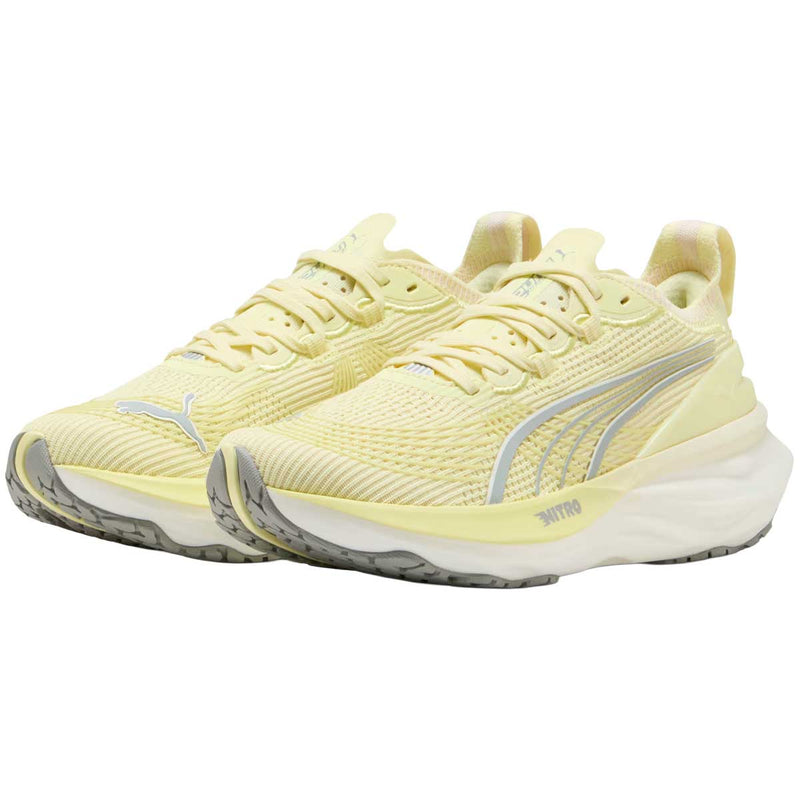 Tenis Puma FOREVERRUN NITRO 2 Amarillo Blanco Mujer