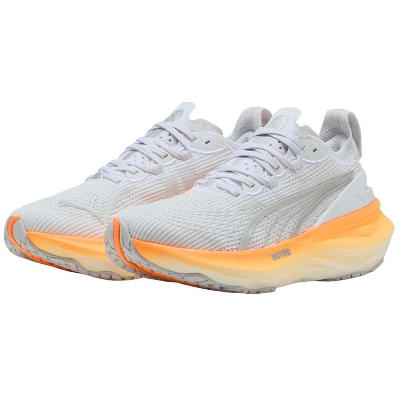 Tenis Puma FOREVERRUN NITRO 2 Blanco Naranja Mujer
