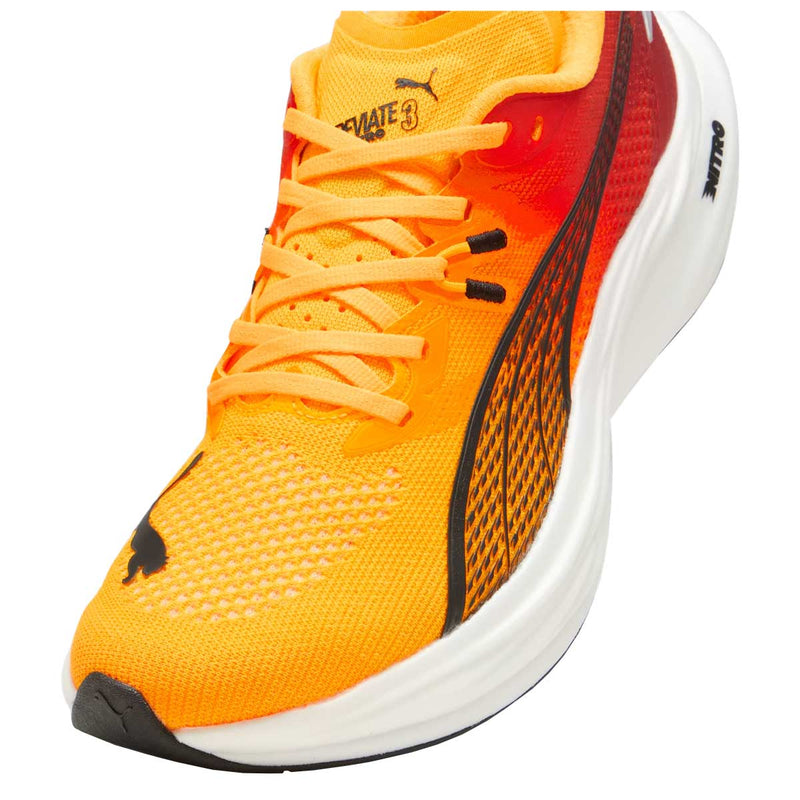 Tenis Puma Running DEVIATE NITRO 3 Amarillo Hombre