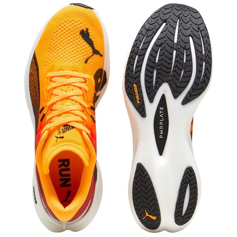 Tenis Puma Running DEVIATE NITRO 3 Amarillo Hombre