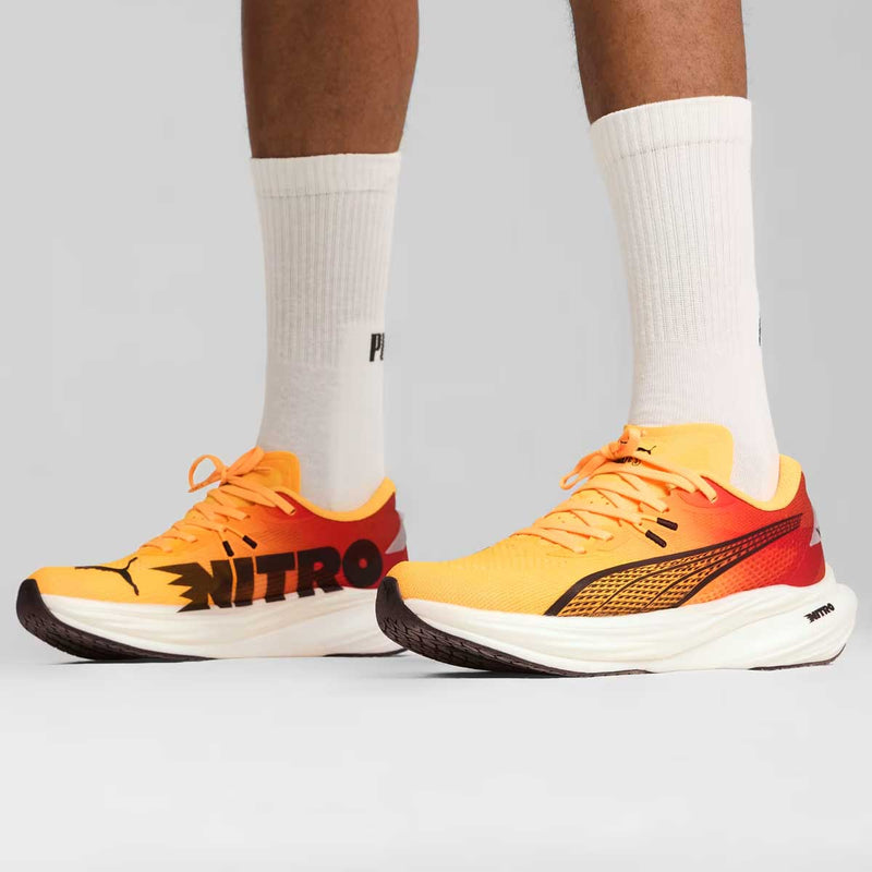 Tenis Puma Running DEVIATE NITRO 3 Amarillo Hombre