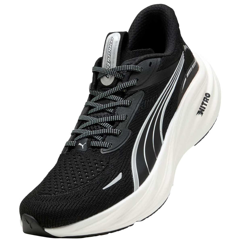 Tenis Puma Running Magnify NITRO 3 Negro Blanco Hombre