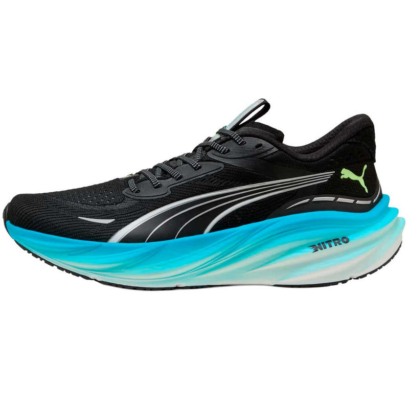 Tenis Puma Running Magnify NITRO 3 Negro Celeste Hombre