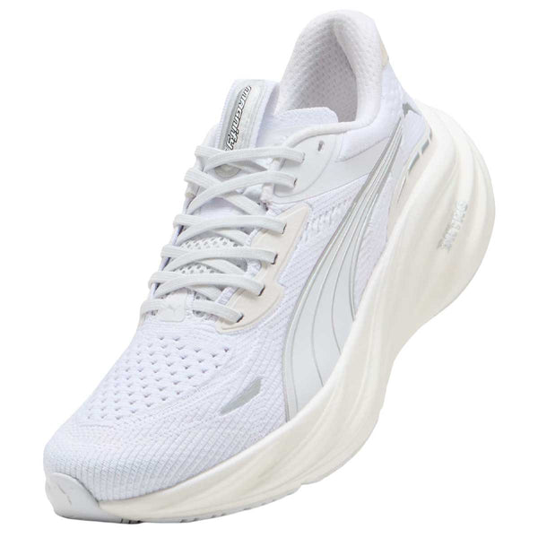 Tenis Puma Magnify NITRO 3 Blanco Beige Mujer