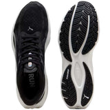 Tenis Puma Run Velocity NITRO 4 Negro Plata Hombre