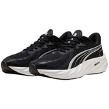 Tenis Puma Run Velocity NITRO 4 Negro Plata Hombre
