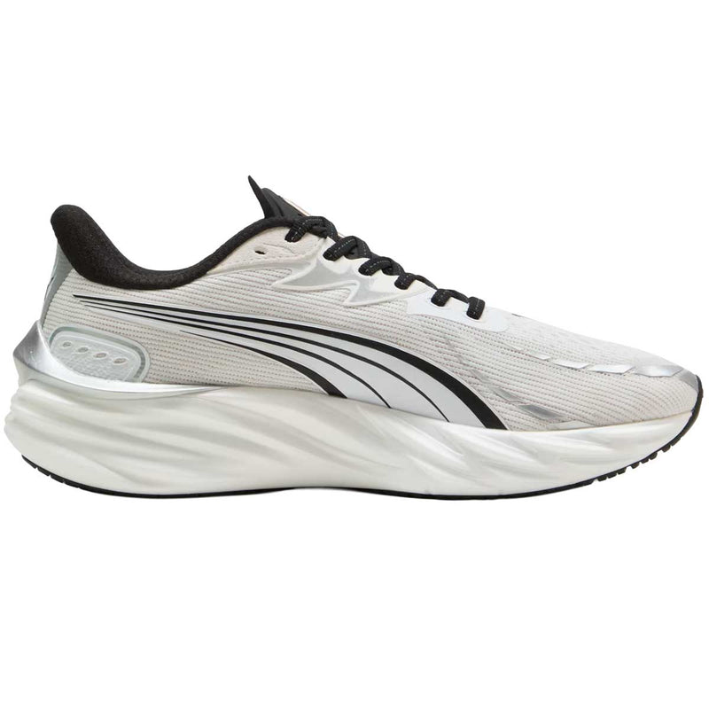 Tenis Puma Run Velocity NITRO 4 Blanco Plata Hombre