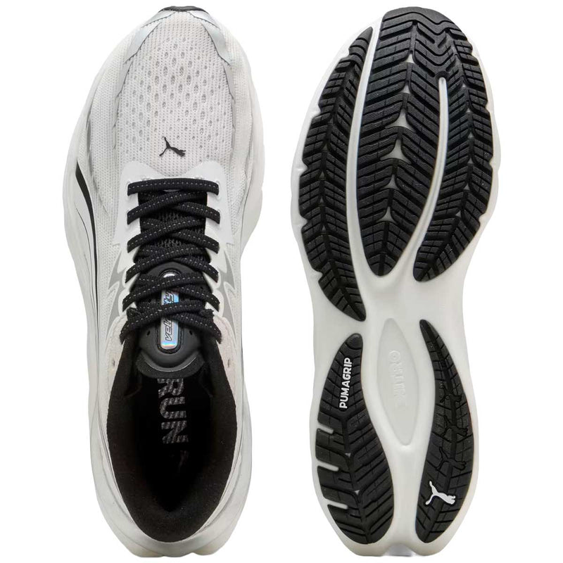 Tenis Puma Run Velocity NITRO 4 Blanco Plata Hombre