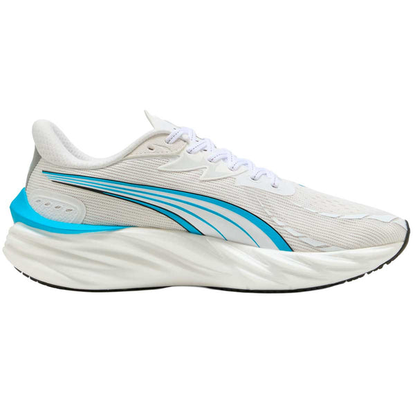 Tenis Puma Run Velocity NITRO 4 Blanco Celeste Hombre