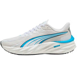 Tenis Puma Run Velocity NITRO 4 Blanco Celeste Hombre