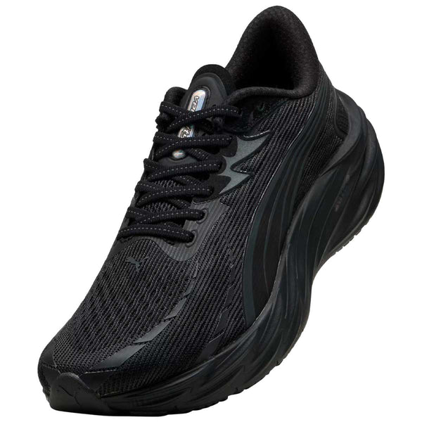 Tenis Puma Run Velocity NITRO 4 Todo Negro Hombre