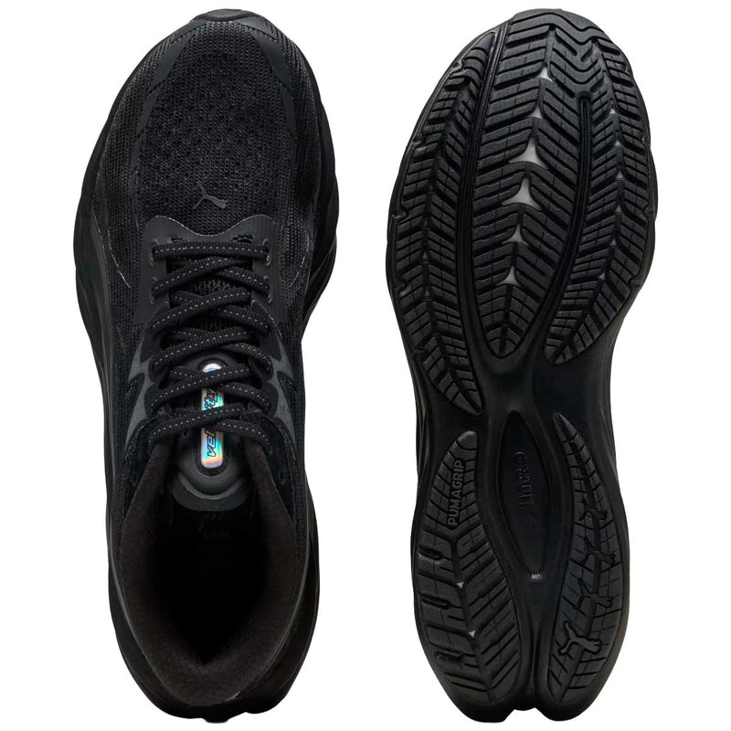 Tenis Puma Run Velocity NITRO 4 Todo Negro Hombre
