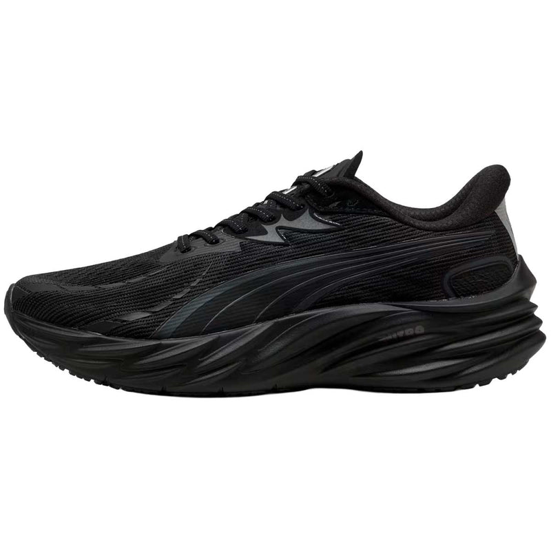 Tenis Puma Run Velocity NITRO 4 Todo Negro Hombre