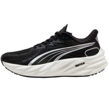 Tenis Puma Run Velocity NITRO 4 Negro Plata Mujer
