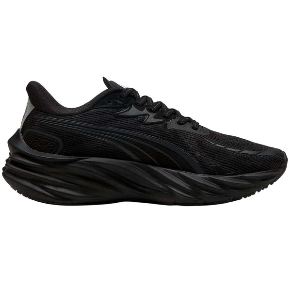 Tenis Puma Run Velocity NITRO 4 Todo Negro Mujer
