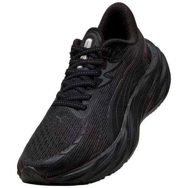 Tenis Puma Run Velocity NITRO 4 Todo Negro Mujer