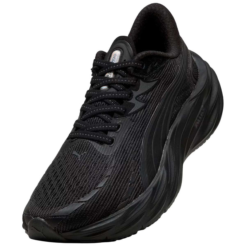 Tenis Puma Run Velocity NITRO 4 Todo Negro Mujer