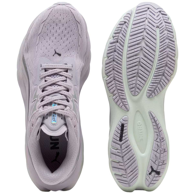 Tenis Puma Run Velocity NITRO 4 Lilac Plata Mujer