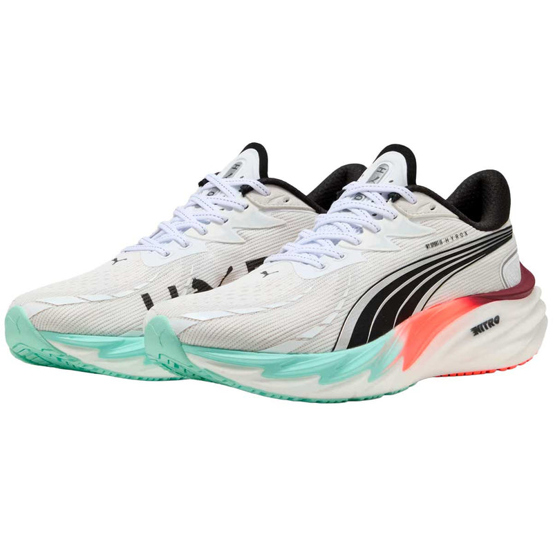 Tenis Puma Run Velocity NITRO 4 HYROX Blanco Hombre