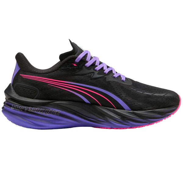 Tenis Puma Run Velocity NITRO 4 DT Negro Púrpura Hombre