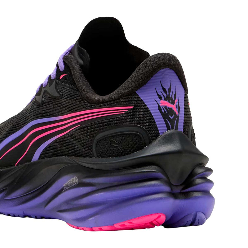 Tenis Puma Run Velocity NITRO 4 DT Negro Púrpura Hombre