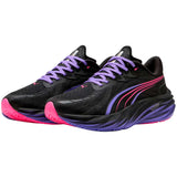 Tenis Puma Run Velocity NITRO 4 DT Negro Púrpura Hombre