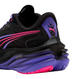 Tenis Puma Run Velocity NITRO 4 DT Negro Púrpura Mujer