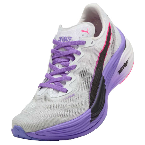 Tenis Puma DEVIATE NITRO ELITE 3 Blanco Morado Mujer