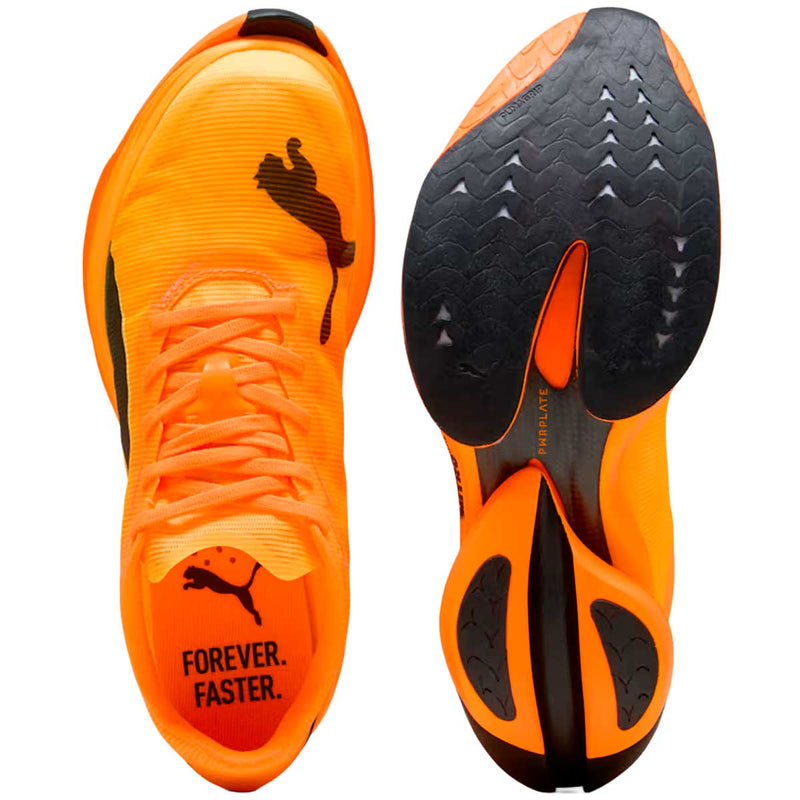 Tenis Puma FAST-R NITRO ELITE 3 Naranja Negro Mujer