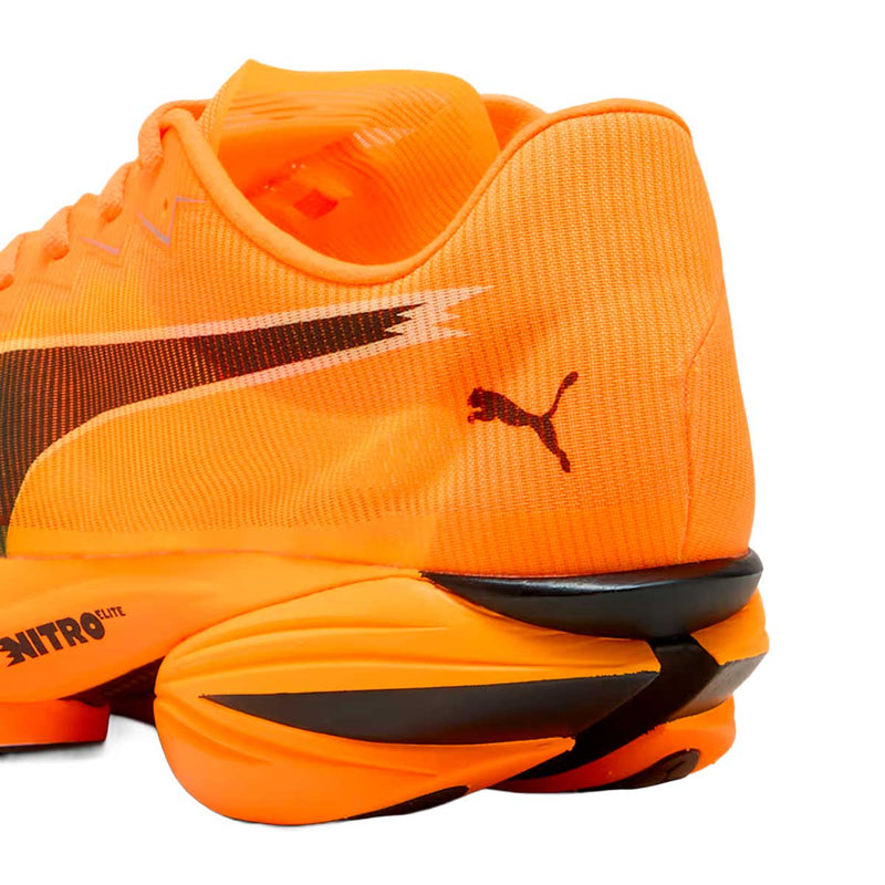 Tenis Puma FAST-R NITRO ELITE 3 Naranja Negro Mujer