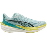Tenis Puma Deviate NITRO 4 Verde Amarillo Hombre