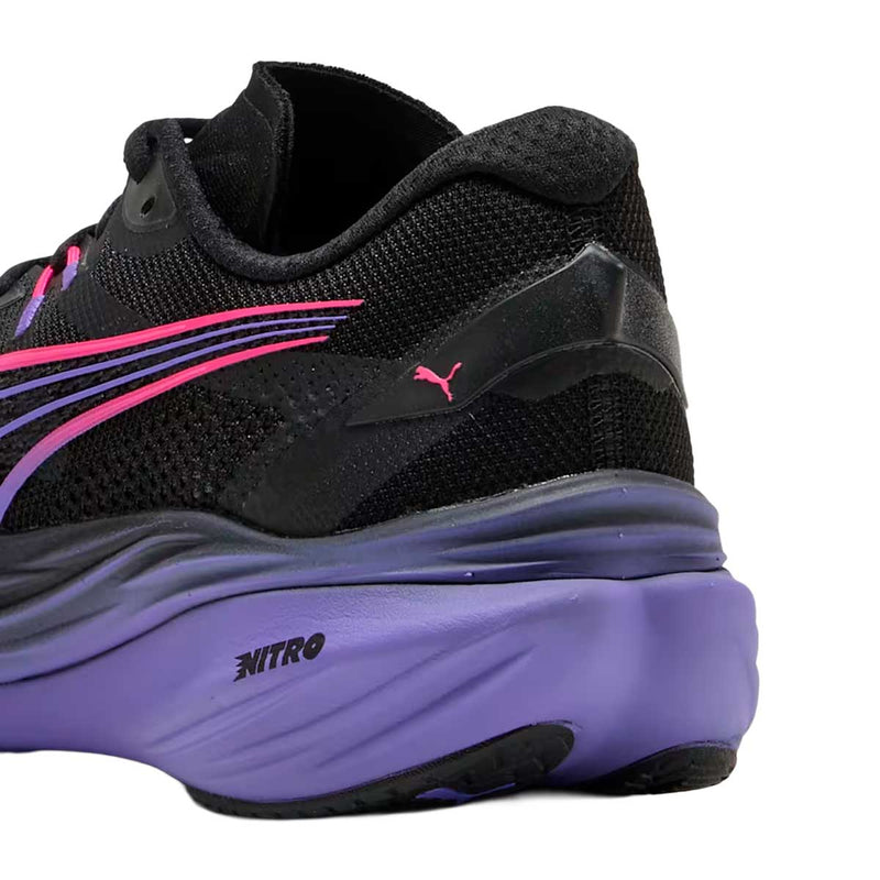 Tenis Puma Deviate NITRO 3 DIGITOKYO Negro Morado Hombre