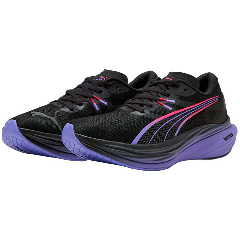 Tenis Puma Deviate NITRO 3 DIGITOKYO Negro Morado Hombre