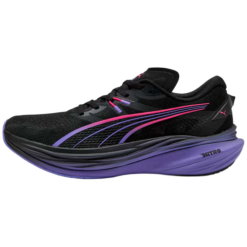 Tenis Puma Deviate NITRO 3 DIGITOKYO Negro Morado Hombre