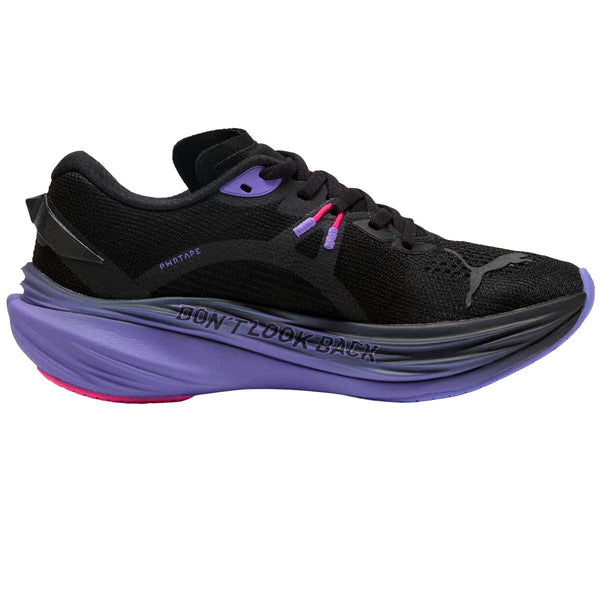 Tenis Puma Deviate NITRO 3 DIGITOKYO Negro Morado Mujer