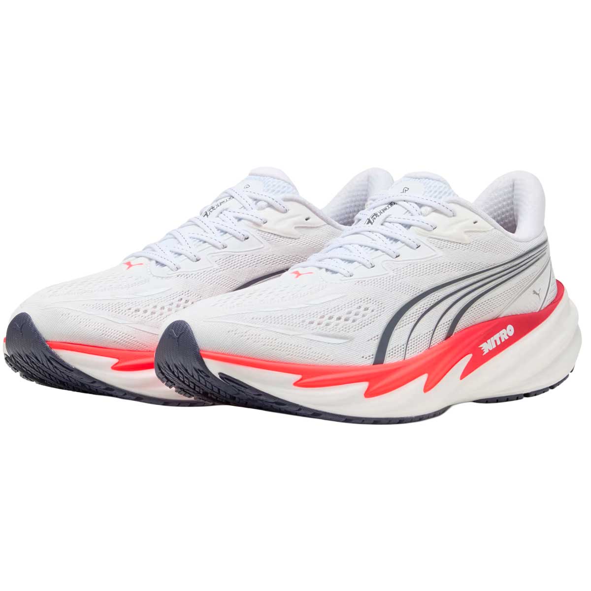 Tenis Puma Velocity NITRO™ 5 Blanco Rojo Hombre