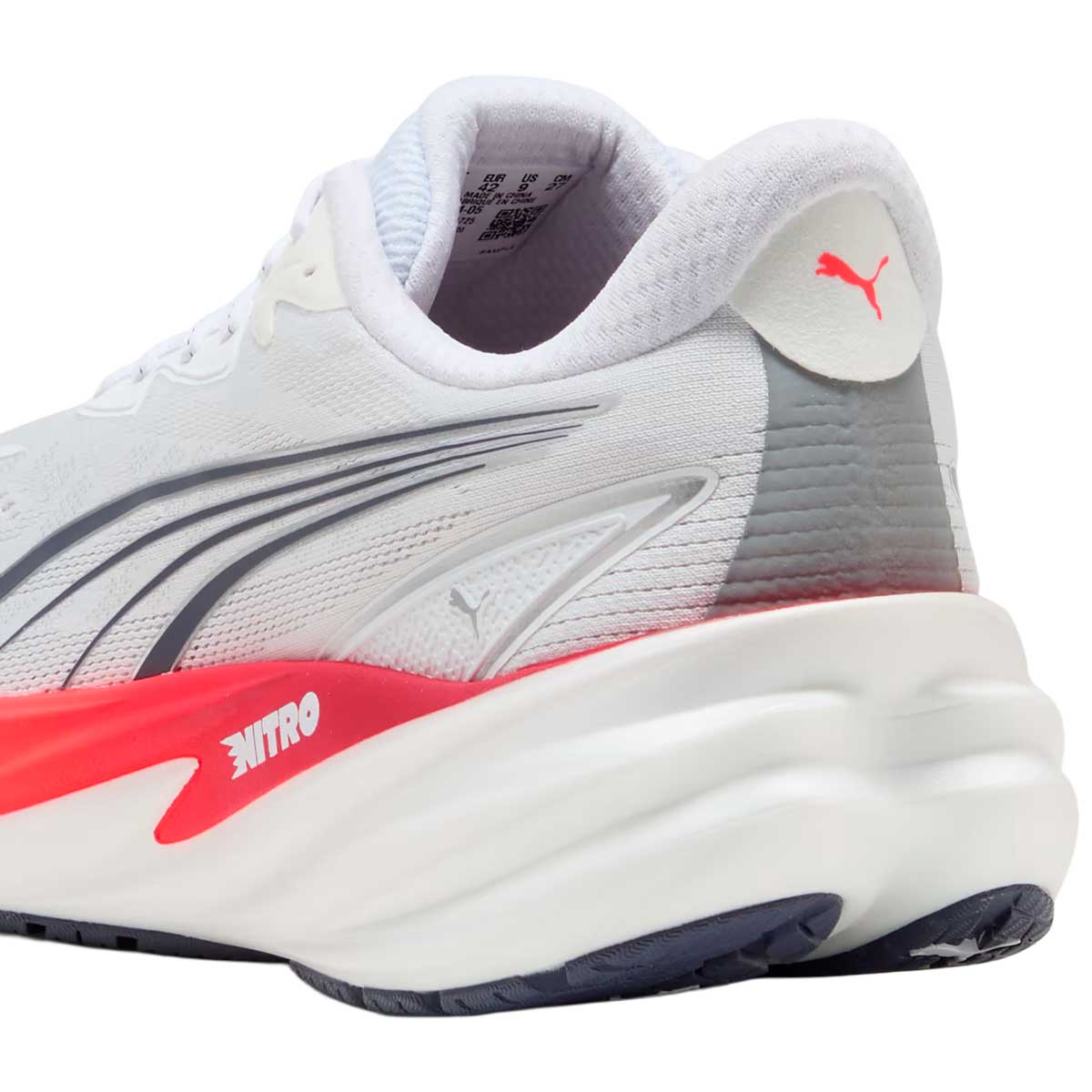 Tenis Puma Velocity NITRO™ 5 Blanco Rojo Hombre