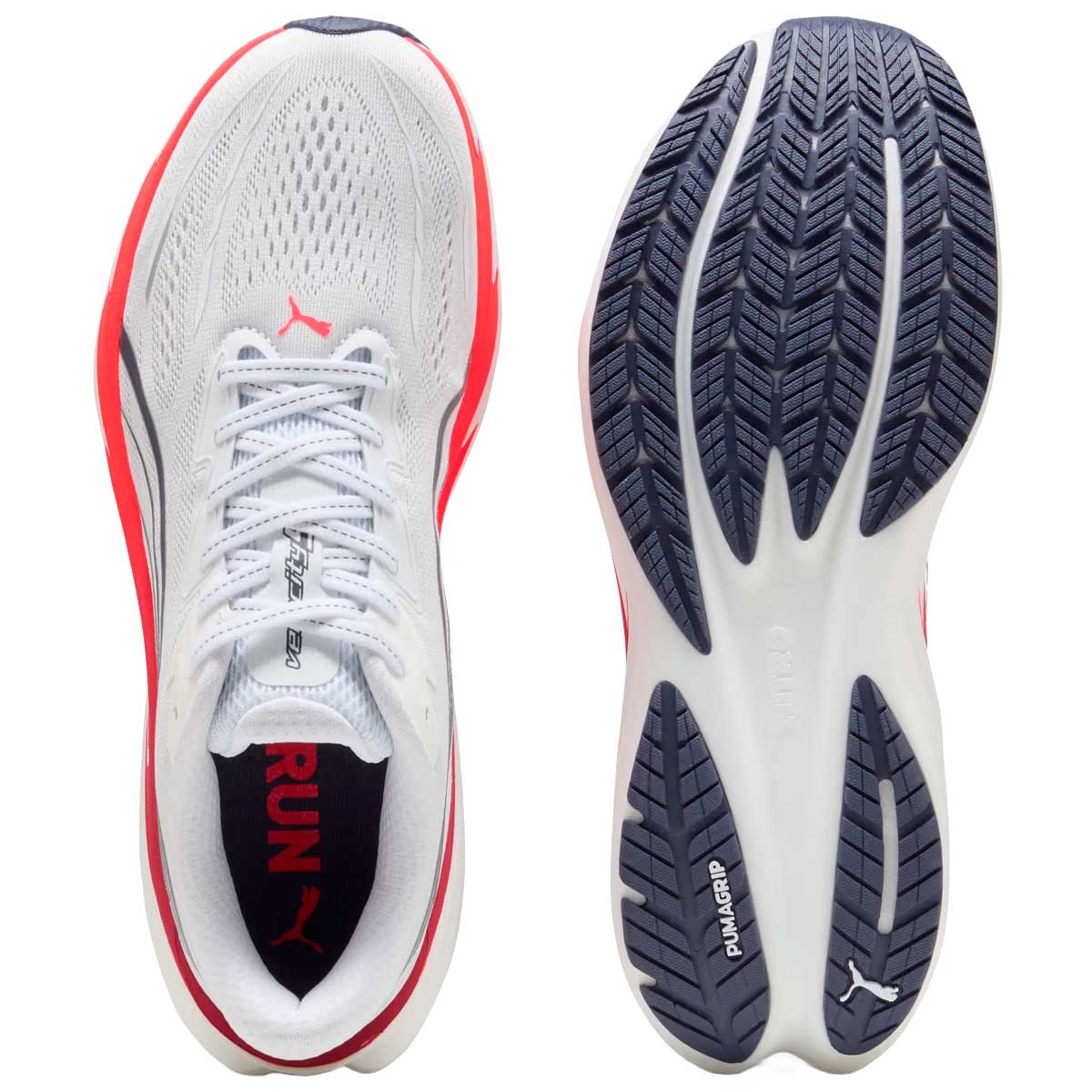 Tenis Puma Velocity NITRO™ 5 Blanco Rojo Hombre