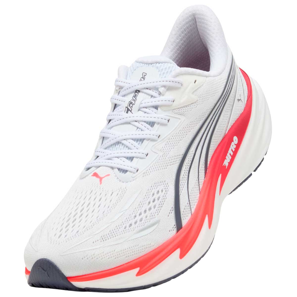 Tenis Puma Velocity NITRO™ 5 Blanco Rojo Hombre