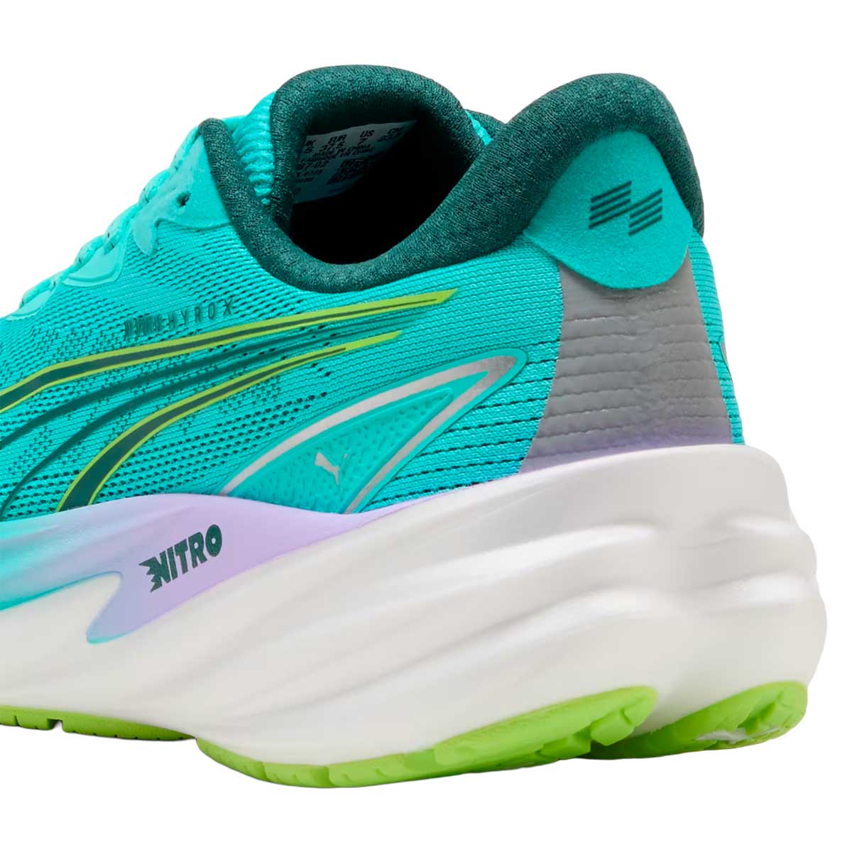 Tenis PUMA x HYROX Velocity NITRO™ 5 Verde Morado Mujer