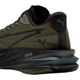 Tenis Puma Deviate Pure NITRO™ Verde Negro Hombre