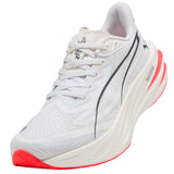 Tenis Puma Deviate Pure NITRO™ Blanco Rojo Mujer