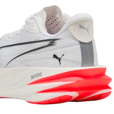 Tenis Puma Deviate Pure NITRO™ Blanco Rojo Hombre