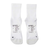 Calceta Deportiva Satisfy Merino Nylon Tube Blanco Unisex