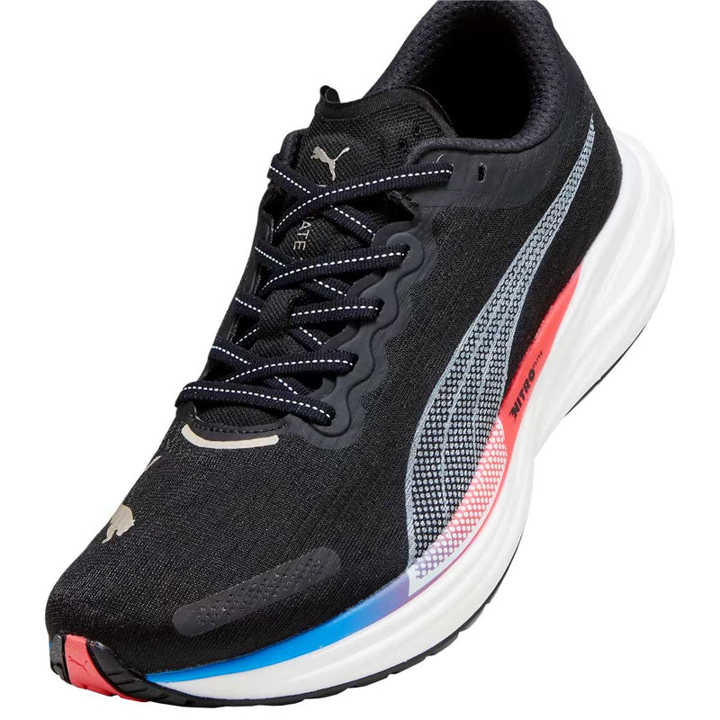 Tenis Puma DEVIATE NITRO 2 Negro Bicolor Hombre