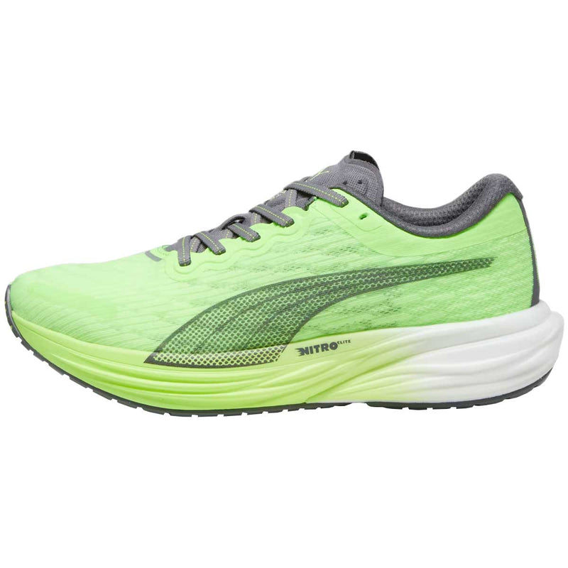 Tenis Puma DEVIATE NITRO 2 Verde Limon Hombre