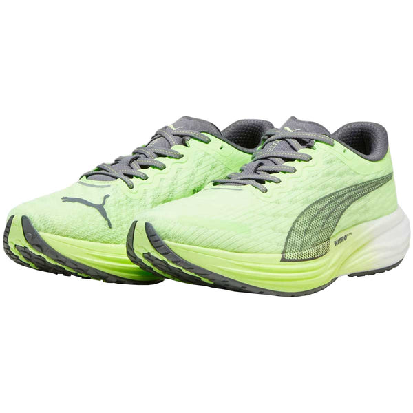 Tenis Puma DEVIATE NITRO 2 Verde Limón Hombre