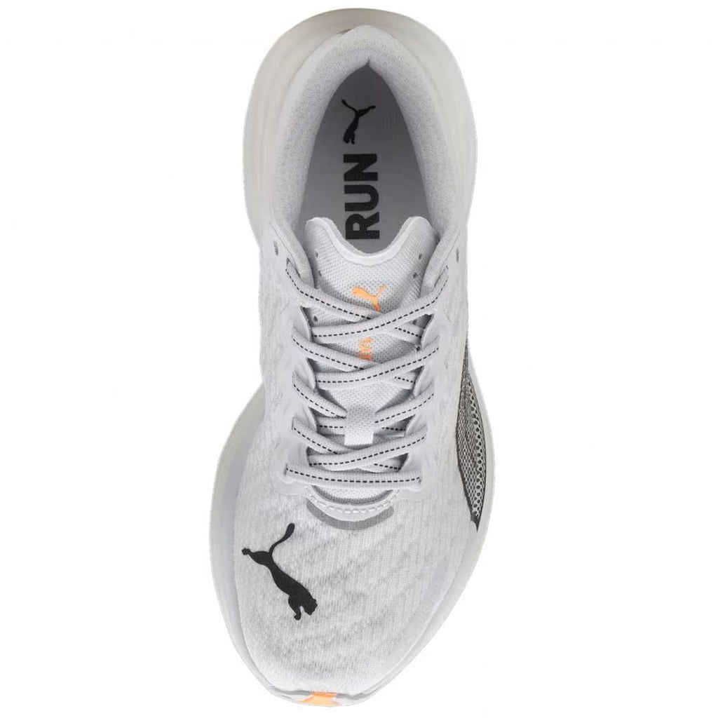 Tenis Puma Running DEVIATE INTRO 2 Gris Citrus Mujer