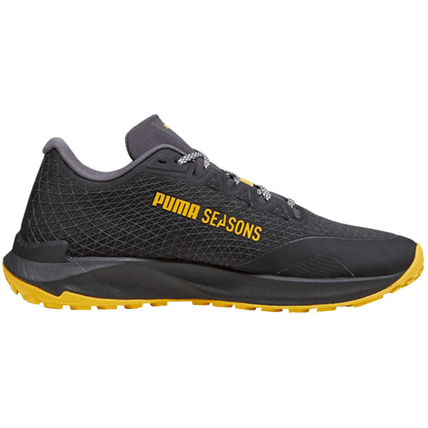 Tenis Puma FAST-TRAC NITRO GTX Nego Amarillo Hombre